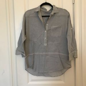 Jcrew Striped Popover